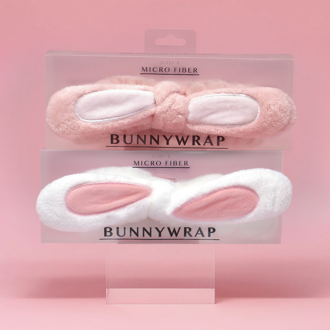 Double the Fluff Microfiber Bunnywrap Headband Duo